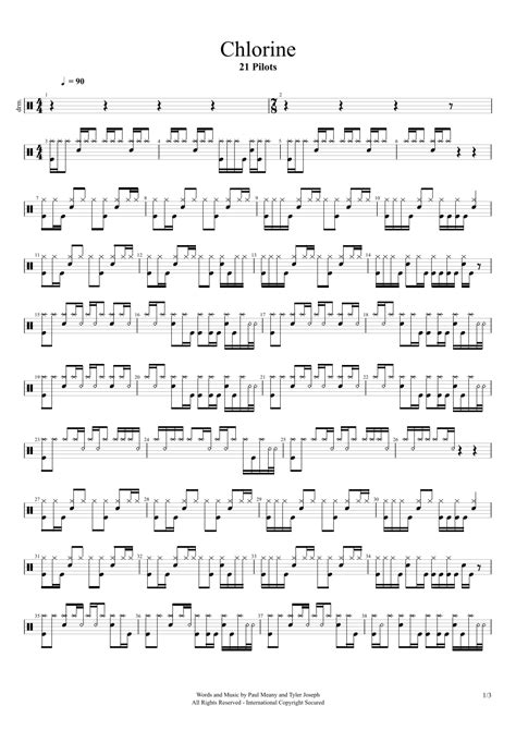 chlorine twenty one pilots chords